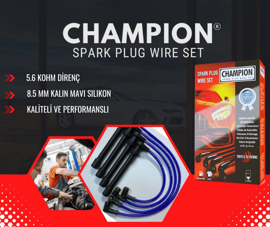 performansbujikablosu Champion Buji Kablosu