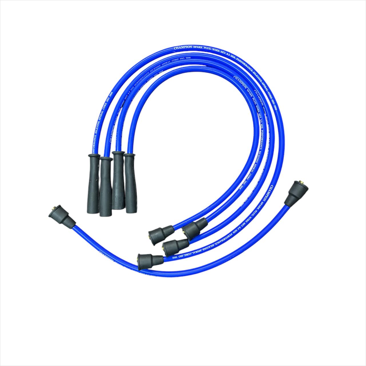 FR-441-PS FR 441 PS Champion Buji Kablosu Tüm araçlar için, %100 silikon, 8,5 mm, mavi,Yüksek ısıya da yanıklı, LPG ve BENZİNLİ Araçlar ile tam uyumlu performans buji kablosu. Türkiye'deki en fazla model sayısı. - Champion Spark Plug Wire Set