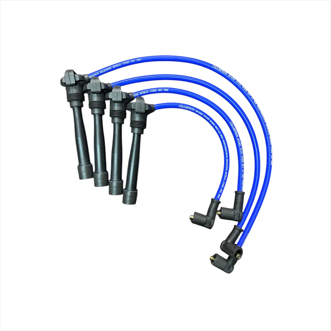 FT-1101-PS FT 1101 PS Champion Buji Kablosu Tüm araçlar için, %100 silikon, 8,5 mm, mavi,Yüksek ısıya da yanıklı, LPG ve BENZİNLİ Araçlar ile tam uyumlu performans buji kablosu. Türkiye'deki en fazla model sayısı. - Champion Spark Plug Wire Set